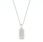 Halsketting - 18 karaat Witgoud - 0.30ct. tw. Diamant, Nieuw