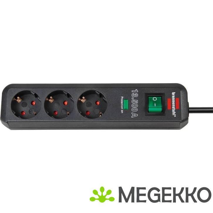 Brennenstuhl 1158810315 stekkerdoos 3 stopcontacten, Computers en Software, Pc- en Netwerkkabels, Nieuw, Verzenden
