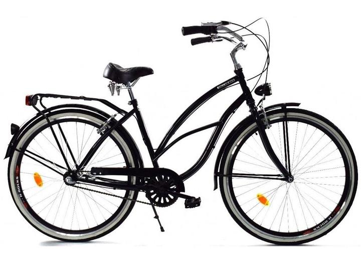 Meisjesfiets - beach cruiser - 26 - 3 versnellingen - zwart, Fietsen en Brommers, Fietsen | Meisjes, Nieuw, Ophalen of Verzenden