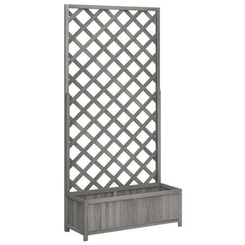 Plantenbak Vurenhout Grijs - OP = OP! - Ideaal Terras, Tuin en Terras, Bloembakken en Plantenbakken, 60 cm of meer, 60 tot 100 cm