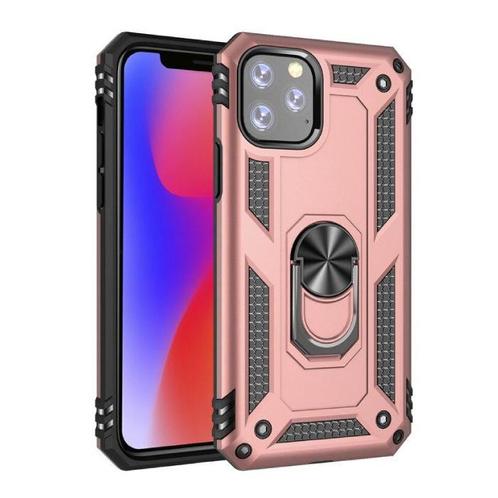 iPhone 11 Pro Hoesje  - Shockproof Case Cover Cas TPU Roze +, Télécoms, Téléphonie mobile | Housses, Coques & Façades | Apple iPhone