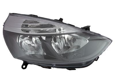 Renault Clio 2012-2016 Authentique Koplamp Rechts Zwart, Auto-onderdelen, Verlichting, Nieuw, Verzenden