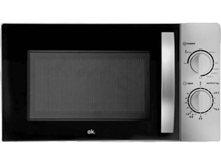 OK - . Microgolfoven Met Grill (omw 2221 S) - Zilver, Elektronische apparatuur, Microgolfovens, Minder dan 45 cm, Draaiplateau