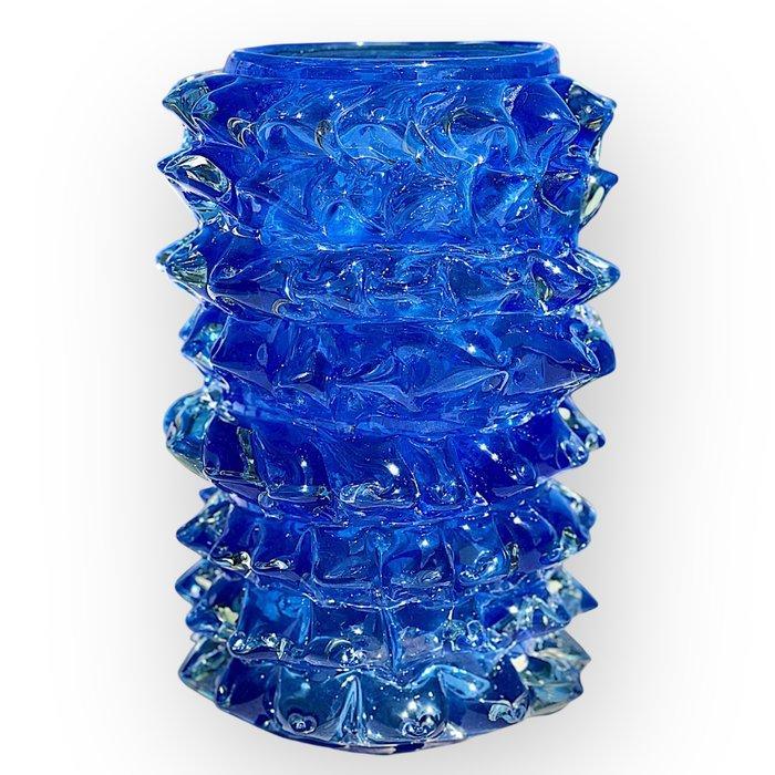 Filippo Maso - Vaas - 32,5 cm - Muranoglas - Grote blauwe, Antiek en Kunst, Antiek | Glaswerk en Kristal