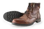 Mustang Veterboots in maat 44 Cognac | 5% extra korting, Kleding | Heren, Overige kleuren, Verzenden, Boots, Mustang
