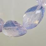 Filo de quartz lavande pierre facettée à échelons ø 12/16