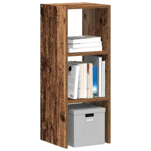 vidaXL Boekenkast stapelbaar 30x30x80 cm bewerkt hout oud, Huis en Inrichting, Kasten | Overige, Nieuw, Verzenden