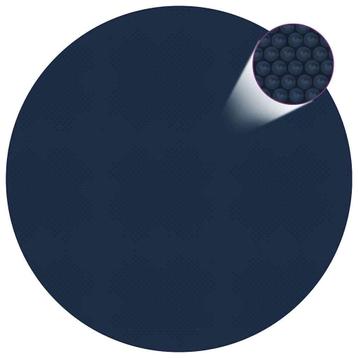 vidaXL Zwembadfolie solar drijvend 527 cm PE zwart en blauw, Verzenden