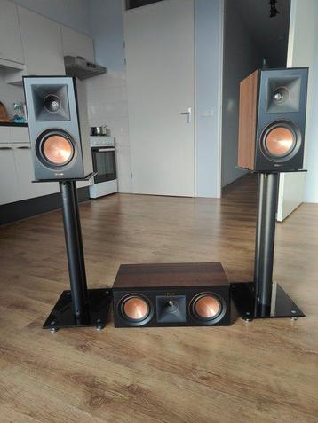 Klipsch - 2x Rp-500m 1x Rp-500c - op standaards beschikbaar voor biedingen