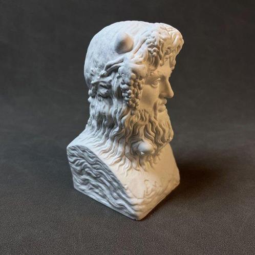 Neptune, the God of the Sea - Beeld, Bacchus - 12 cm - Gips, Antiek en Kunst, Antiek | Keramiek en Aardewerk