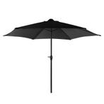 Staande parasol - zwart - diameter 3 meter - met hoes -, Tuin en Terras, Verzenden, Nieuw