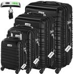 tectake Kofferset Mila 4-delig met bagageweger en bagagelabe, Handtassen en Accessoires, Verzenden, Nieuw