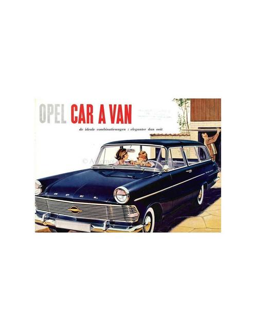 1960 OPEL OLYMPIA CARAVAN BROCHURE NEDERLANDS, Livres, Autos | Brochures & Magazines