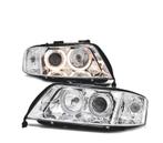 Phares Pour Audi A6 01-04 Angel Eyes Chromé, Verzenden