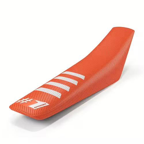 Onegripper waterdicht universeel zadelovertrek Ribbed Oranje, Motos, Pièces | Autre, Envoi