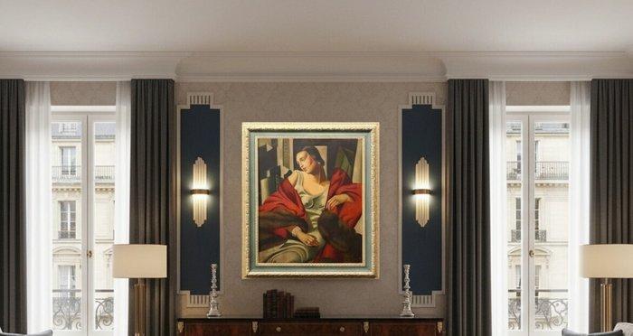 European School (XX) - Portrait of Madame Boucard (After, Antiek en Kunst, Kunst | Schilderijen | Klassiek