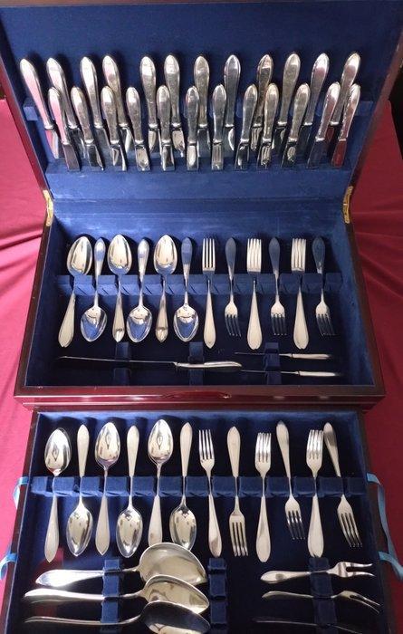 GERO - Bestekset voor 12 personen (82) - Puntfilet (618) -, Antiek en Kunst, Antiek | Meubels | Tafels