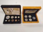 Nederland. Lot van 2 muntsets 1892-1948, inclusief zilver, Postzegels en Munten