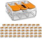 WAGO 3 Polige Lasklem Set 50 Stuks – Betrouwbaar LED Toebeho, Bricolage & Construction, Verzenden