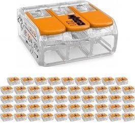 WAGO 3 Polige Lasklem Set 50 Stuks – Betrouwbaar LED Toebeho, Doe-het-zelf en Bouw, Overige Doe-Het-Zelf en Bouw, Nieuw, Verzenden
