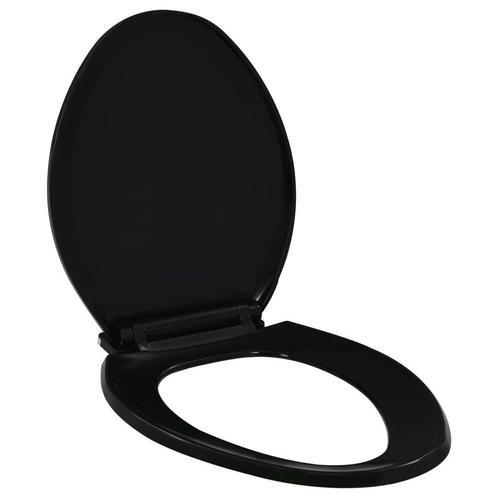 Zwarte Toiletbril Soft-Close | Retour Deal | 55% Korting!, Doe-het-zelf en Bouw, Sanitair, Nieuw, Toilet, Verzenden