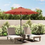 vidaXL Parasol met metalen paal 300 cm terracottakleurig, Tuin en Terras, Verzenden, Nieuw