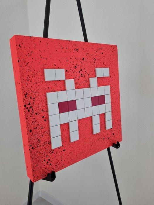 FreeSpeech (XX) - WHITE OCTOPUS - Space Invaders Street Art, Antiquités & Art, Art | Peinture | Moderne