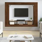 vidaXL Meuble TV chêne marron 152x22x113 cm bois, Maison & Meubles, Armoires | Autre, Neuf, Verzenden
