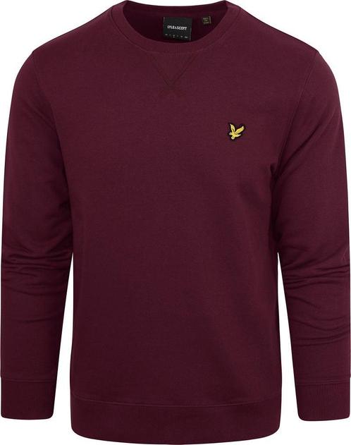 Lyle & Scott Trui Bordeaux maat Maat 46 (S) of kleiner Heren, Kleding | Heren, Truien en Vesten, Rood, Nieuw, Maat 46 (S) of kleiner