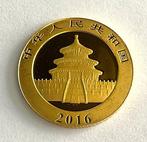 Chine. 50 Yuan 2016 - Panda - 3 g, Postzegels en Munten