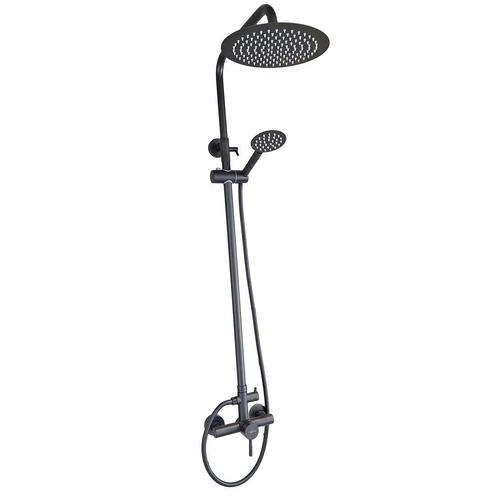 SALE - Lida - Mat zwart - Doucheset opbouw - Mat zwart, Doe-het-zelf en Bouw, Sanitair, Nieuw, Ophalen of Verzenden