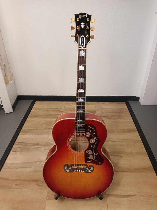 Gibson - Jimmy Page 1964 SJ-200 thé aux cerises signé à la, Muziek en Instrumenten, Snaarinstrumenten | Gitaren | Akoestisch