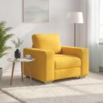 vidaXL Sofastoel Lichtgeel 100x77x82 cm Corduroy Stof, Verzenden, Nieuw