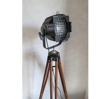 Theater Lamp - Staande lamp - Aluminium, Hout, Staal