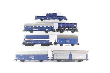 Märklin H0 - Modeltrein goederenwagon (6) - 7 verschillende