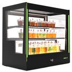 Koelvitrine | PAK | Zwart | +2°C/+6°C | Geforceerd | 3, Verzenden, Nieuw in verpakking
