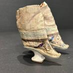 Broderie - 8 cm - 3 cm - Chaussures en soie pour dames, Antiquités & Art