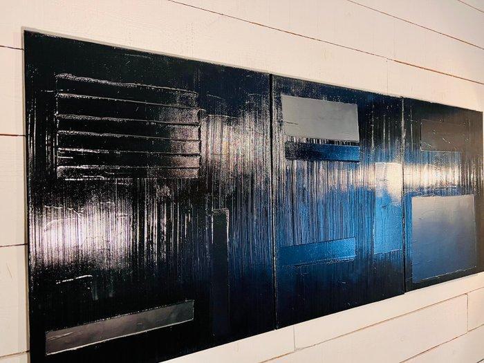 Ronan Martin - B For Black - Pierre Soulages - XXL - NO, Antiek en Kunst, Kunst | Schilderijen | Modern