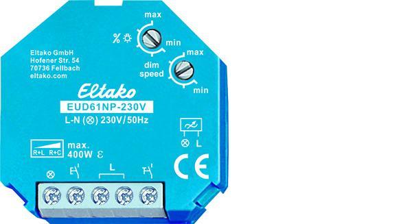 Eltako EUD Dimmer - 61100830, Doe-het-zelf en Bouw, Bouwverlichting, Verzenden
