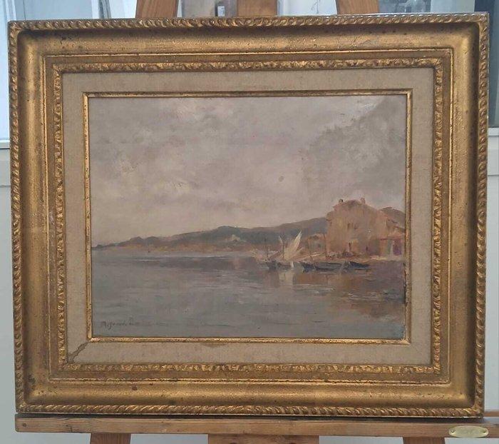 Franse school (XX) - Paisaje marino - NO RESERVE, Antiek en Kunst, Kunst | Schilderijen | Klassiek
