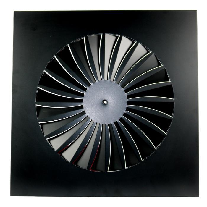 Wervelrooster voor inleg systeemplafond 595 x 595mm, Doe-het-zelf en Bouw, Ventilatie en Afzuiging, Nieuw, Verzenden