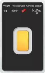 5 gram - Goud .999 - Argor-Heraeus, Switzerland - Verzegeld, Postzegels en Munten