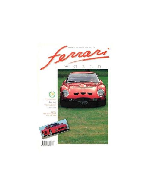 1992 FERRARI WORLD MAGAZINE 17 ENGELS, Livres, Autos | Brochures & Magazines