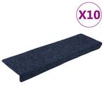 vidaXL Trapmatten 10 st 65x21x4 cm naaldvilt, Verzenden, Nieuw
