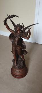 Louis Moreau (1855-1919) - Statue, Poésie Légère - 60 cm -