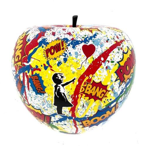 Koen Betjes (1992) - PopArt Apple XXL x Banksy icons, Antiek en Kunst, Kunst | Schilderijen | Modern