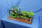 Moteur à vapeur - Bois, Laiton, Métal - 2024 - Machine à, Antiek en Kunst