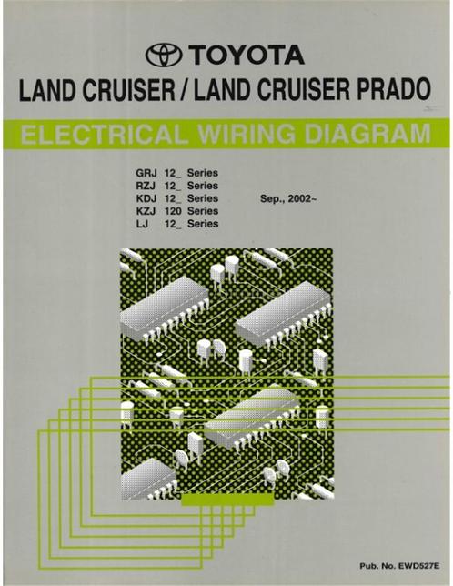 2002 TOYOTA LAND CRUISER | PRADO ELEKTRISCH SCHEMA, Auto diversen, Handleidingen en Instructieboekjes