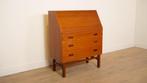 Vintage Teak secretaire | Deens | 90 cm, Ophalen of Verzenden, Nieuw