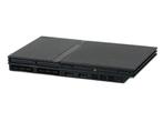 Playstation 2 Console Slim Zwart (PS2 Spelcomputers), Ophalen of Verzenden, Zo goed als nieuw